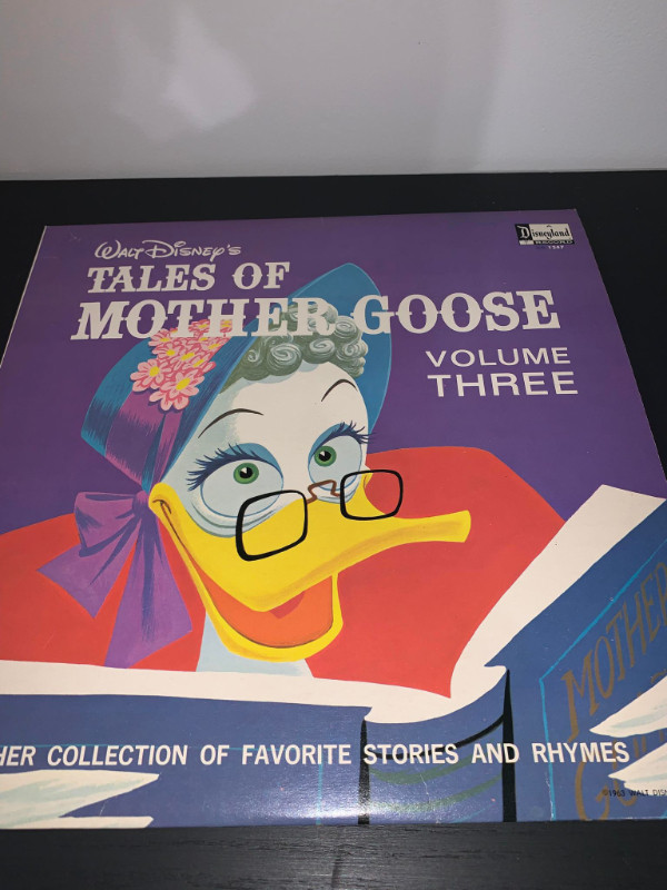 Walt Disney Vinyl Record - Mother Goose - 1963 in Arts & Collectibles in Fredericton
