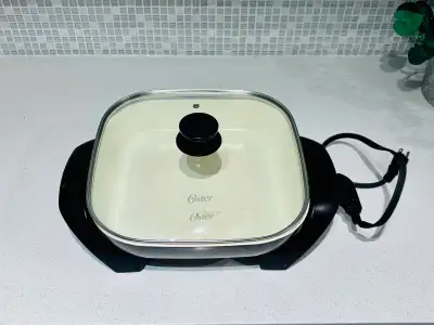 Oster Poêle Électrique en Duracéramique, 12 Po, View more