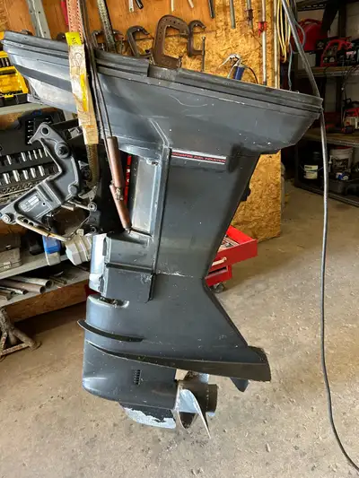 I have a lower unit and tilt and trim pump for a mercury 2 stroke 120hp. Motor is blown up but lower...