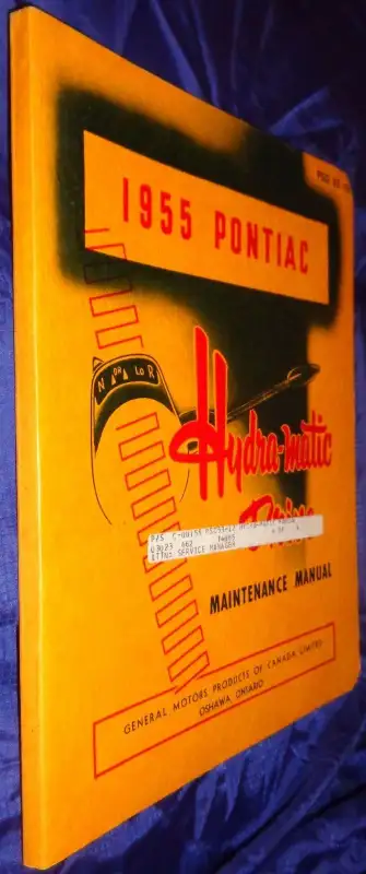 AM032 1955 Pontiac Hydra-Matic Drive Automatic Transmission Maintenance Manual