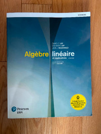 Algèbre linéaire et applications, 5e édition