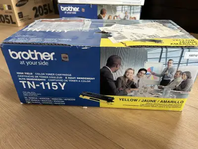 Brother TN115Y Genuine Yellow Toner Cartridge, View more