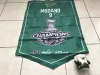 Dallas Stars Stanley Cup Champion Banner 2 by 3 Ft, drink Holder
