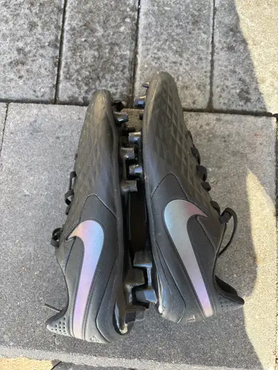 black Nike Tiempo Legend 8 Academy MG Soccer cleats, View more