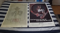 CLINT EASTWOOD MOVIE POSTERS BUNDL/1978 BOB PEAK ART/EVERY WHICH