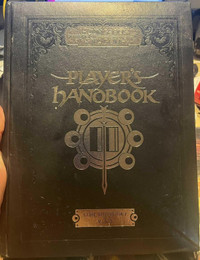 DUNGEONS & DRAGONS 3.5 SPECIAL EDITION LEATHER BOUND PLAYERS HAN