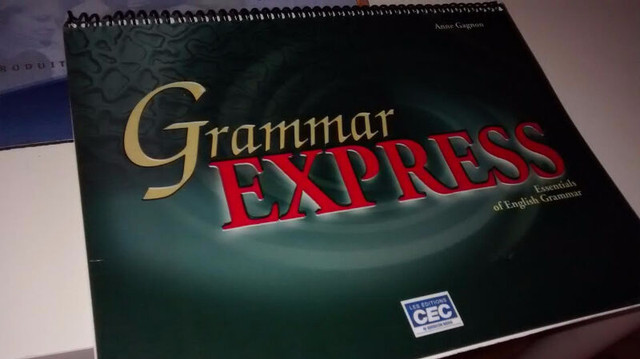 Grammar Express,  Anne Gagnon, 2e Éd. CEC, dans Manuels  à Ville de Montréal