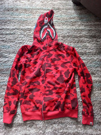 Bape hoodie, size youth L, $60