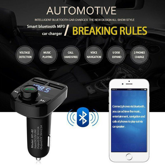 Bluetooth Car Kit MP3 Player FM Transmitter Wireless Radio Adapt in Other in City of Toronto - Image 3