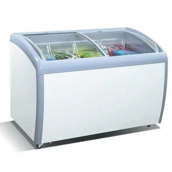 BRAND NEW Commercial Glass Ice Cream Display Chest Freezers62864745618178121
