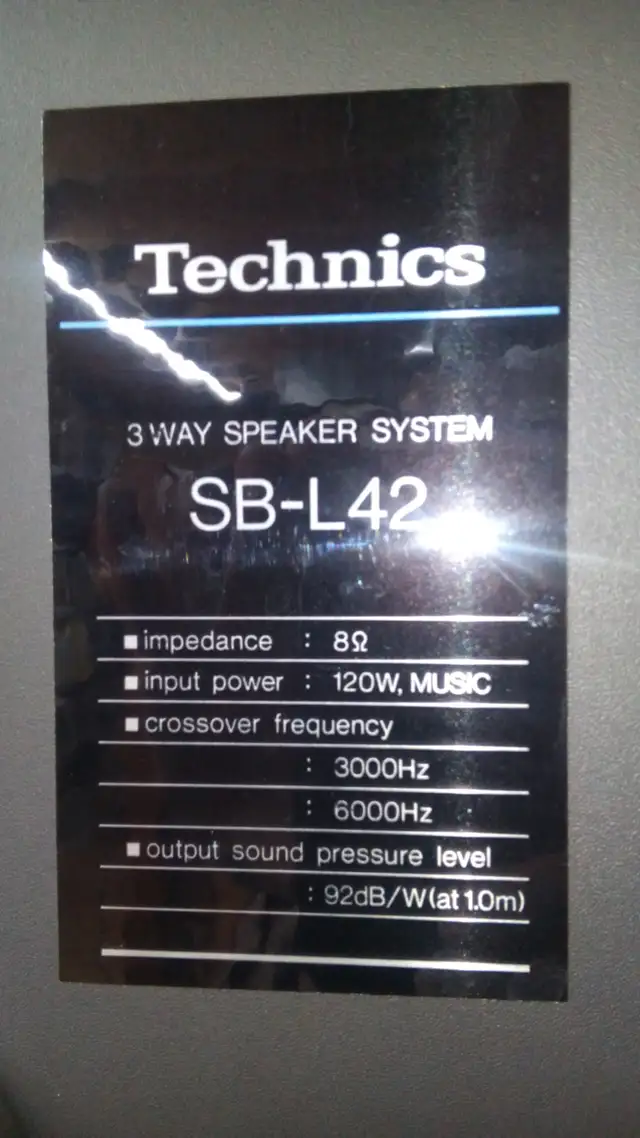 Technics SB-L42 speakers in Speakers in Oakville / Halton Region - Image 4