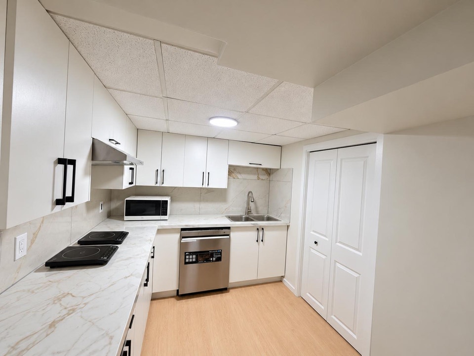 Modern Finished Basement Rental 3