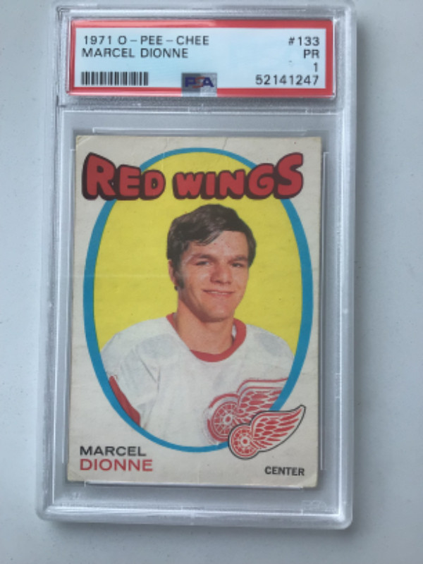 MARCEL DIONNE .... 1971-72 O-Pee-Chee ROOKIE …. PSA 1, 4 SGC 3.5 in Arts & Collectibles in City of Halifax