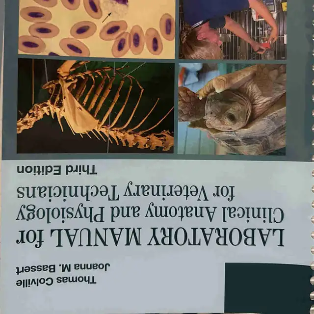 Lab manual for clinical anatomy &  physiology book for vet tech in Textbooks in Oakville / Halton Region - Image 2