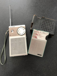  Antique transistor radios.