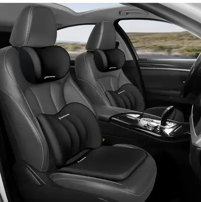 GEEYONTEK Car Seat Cushion Kit . 3 Pieces. NEW. Amazon price $100+ tax