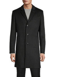 NEW: TIGER    OF SWEDEN  Men's Coat Overcoat, Large , MSRP $800