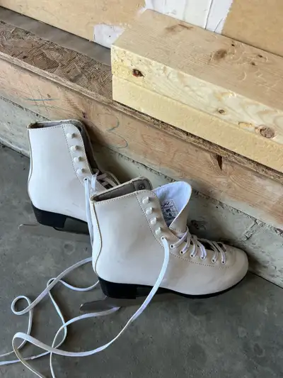 White Figure Skates - US Size 6 (Great Condition), View more