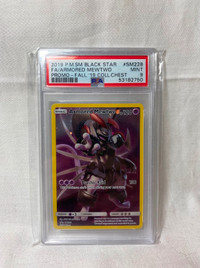 PSA 9 MINT Armored Mewtwo 2019 Collectors Chest Promo SM228