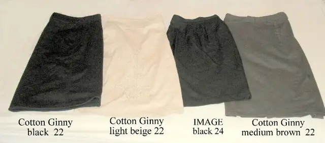 4 Skirts 22 & 24 ( 3X & 4X) Cotton Ginny & Image, $10 ea in Women's - Bottoms in City of Toronto - Image 2