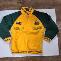 Australia green/yellow Boys sweater size 10 