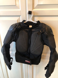 Kids chest protector body armour for biking