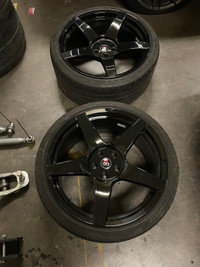 Mustang project 6gr forged front wheels 20”