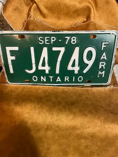 collector license plates, View more