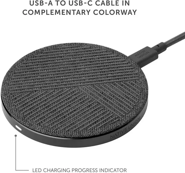 Native Union Drop 10W Wireless High Speed iPhone Qi Charger in General Electronics in Burnaby/New Westminster - Image 7