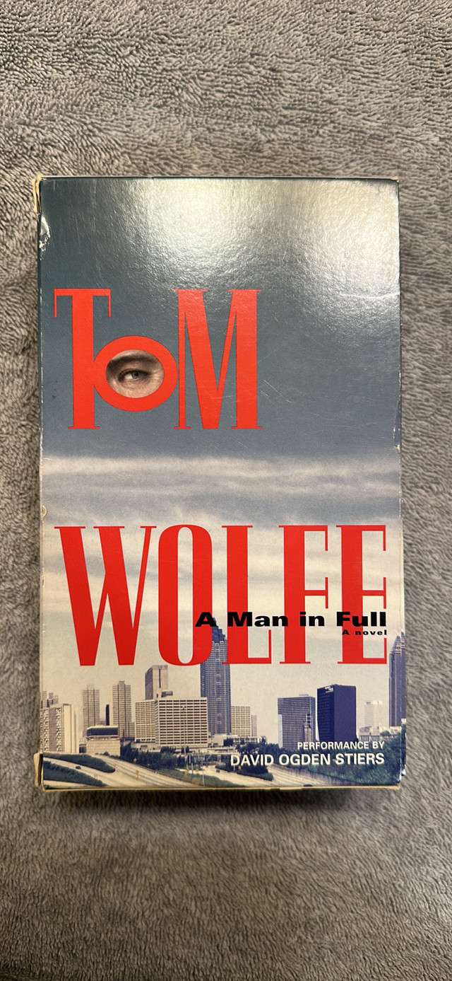Tom Wolfe: A Man In Full Book On Tape 6 Cassettes Read By David  in Fiction in Ottawa