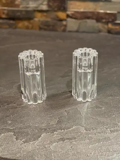 Partylite ~ 7/8” Delphi Pair ~ Taper candle holders ~ Brand new, View more