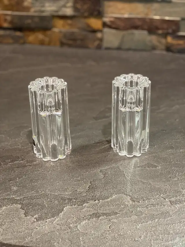 Partylite ~ 7/8” Delphi Pair ~ Taper candle holders ~ Brand new in Home Décor & Accents in Red Deer - Image 2