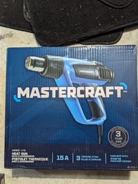 Mastercraft 15A Variable Temperature Heat Gun Kit with Scraper,