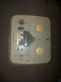 Reduced Grundig antique reel to reel audio player 