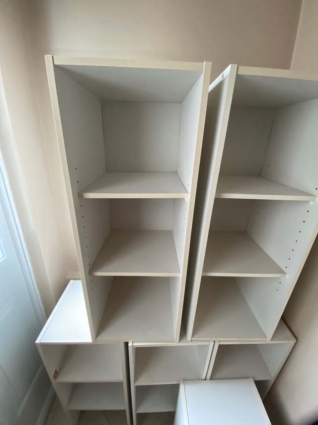 Set of 6 white Shelves Bookcases & Shelving Units City of Toronto