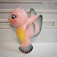 Vintage inspired chalkware bird