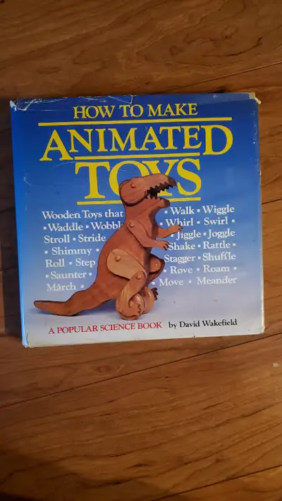 How to make animated toys. Nice size print. Lots of pictures. $10