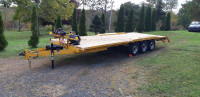 ALL NEW  HD triple Flatbed trailer