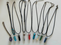 Gemstone necklaces for sale - 20$