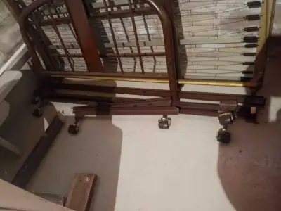 antique bed frame, View more