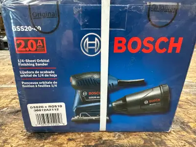BOSCH GSS20-40 Orbital Finishing Sander (1/4-Sheet), View more