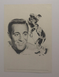 PHIL ESPOSITO Print George Loh Drawing from The Equitable Life