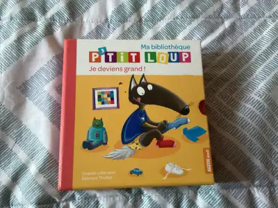 Collection de 4 livres de P’tit loup je deviens grand et en bonne état!