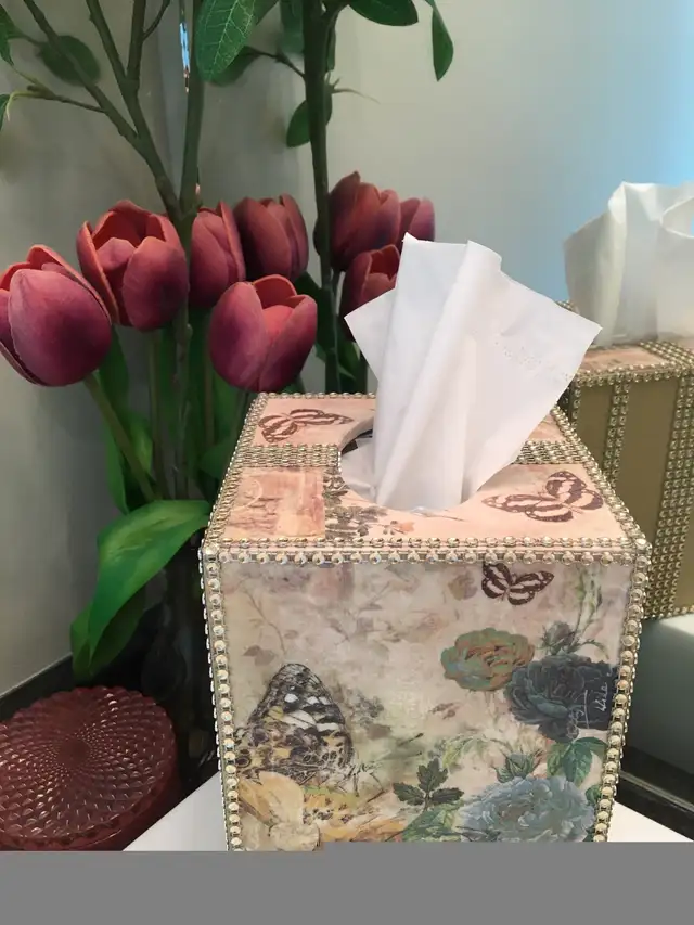 Handmade Decoupaged Tissue Boxes445588802246420484