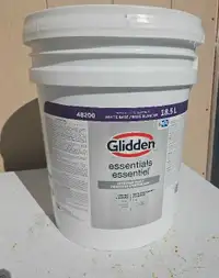 Glidden Essentials 18.5-Liters Gray Interior Paint 
