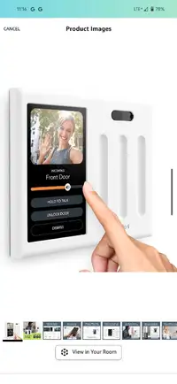 Home automation wifi light switch with home control touchscreen 