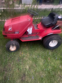 Mowing tractor