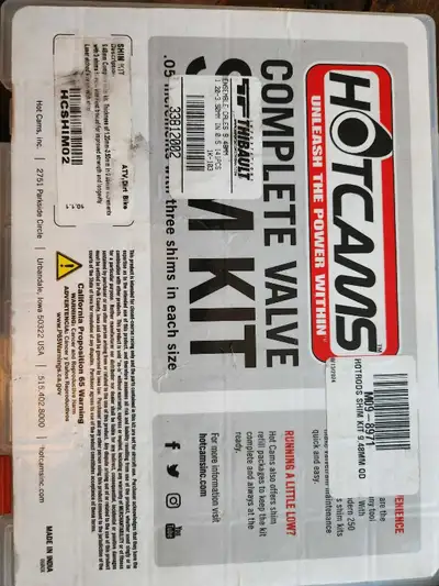 I've sold my DRZS and I am getting rid of my spare parts - shim kit (missing 1 or 2) $100 - stock sk...