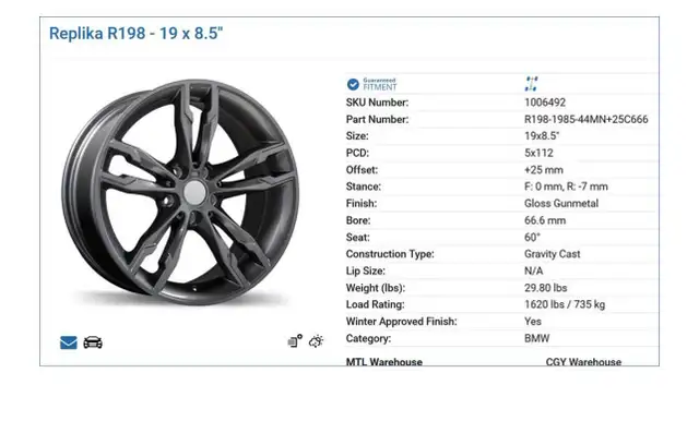 Michelin 265/50/19 X-Ice Winter Tires on BMW Rims in Tires & Rims in Mississauga / Peel Region - Image 3