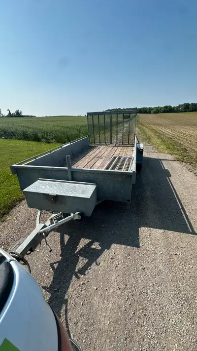 Selling our galvanized utility trailer to get a bigger one needs absolutely nothing ownership in han...
